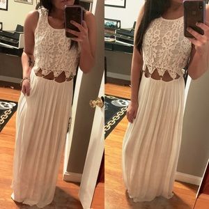 Crochet Festival Maxi Wedding Bridal Dress Beach
